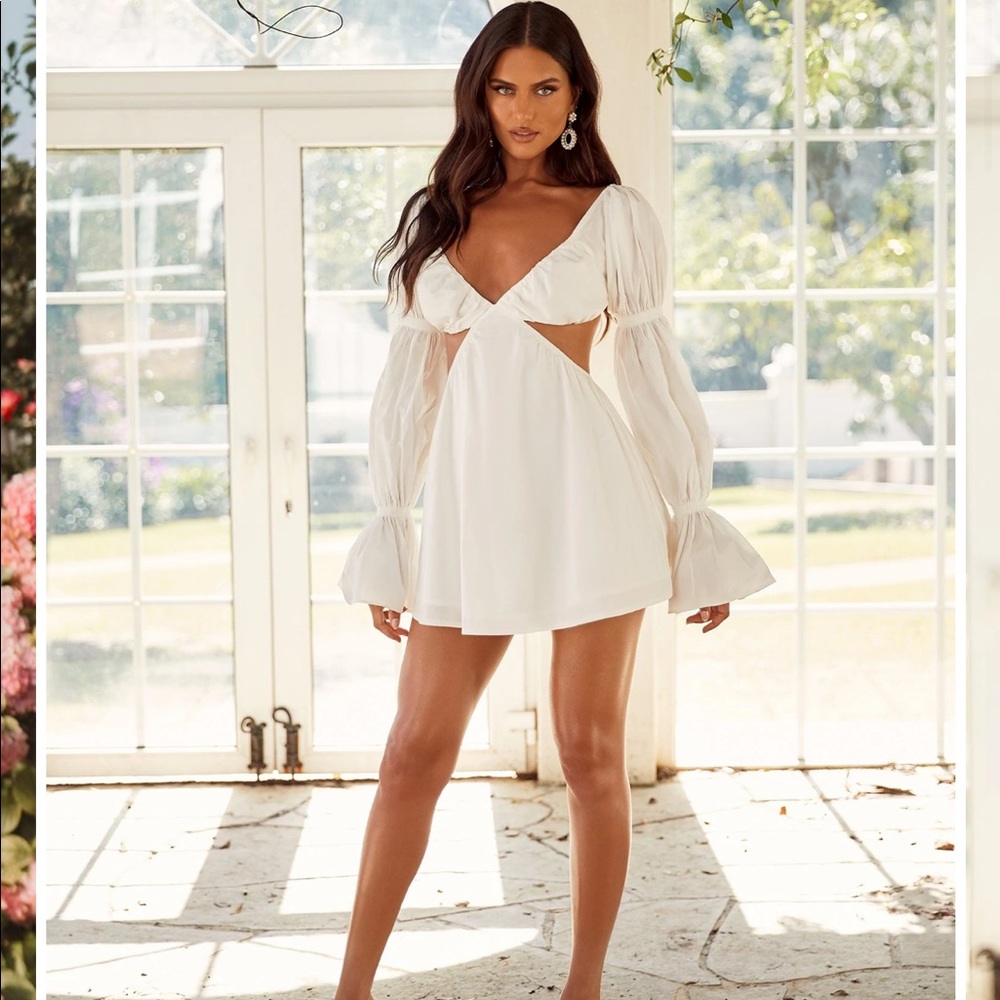 NWT white Alamour the Label mini dress